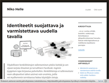Tablet Screenshot of nikohelle.net